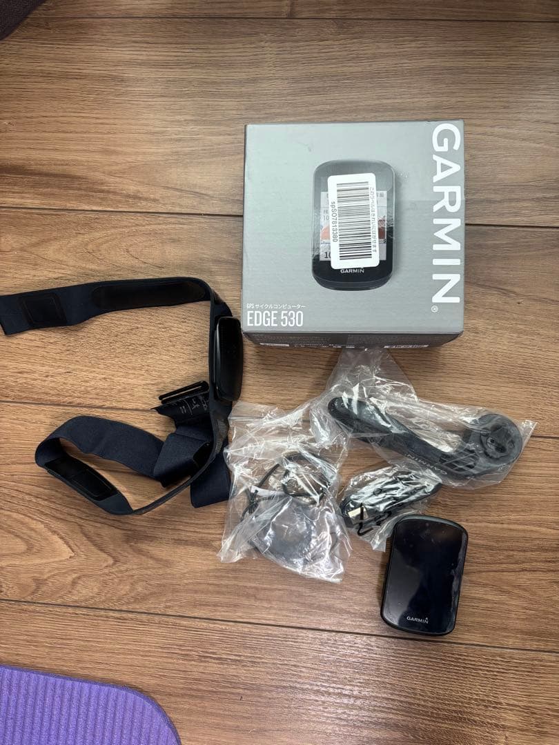 【新品未使用】 GARMIN EDGE 530 サイクルコンピューター+心拍計