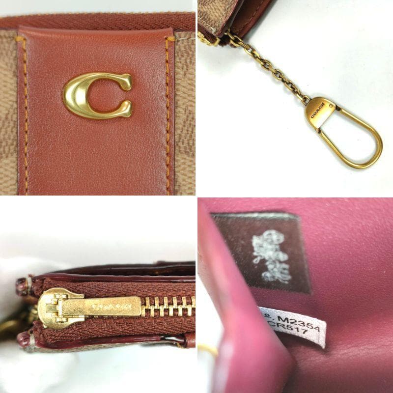 未使用 COACH コーチ エッセンシャル Lジップ キーケース シグネチャー