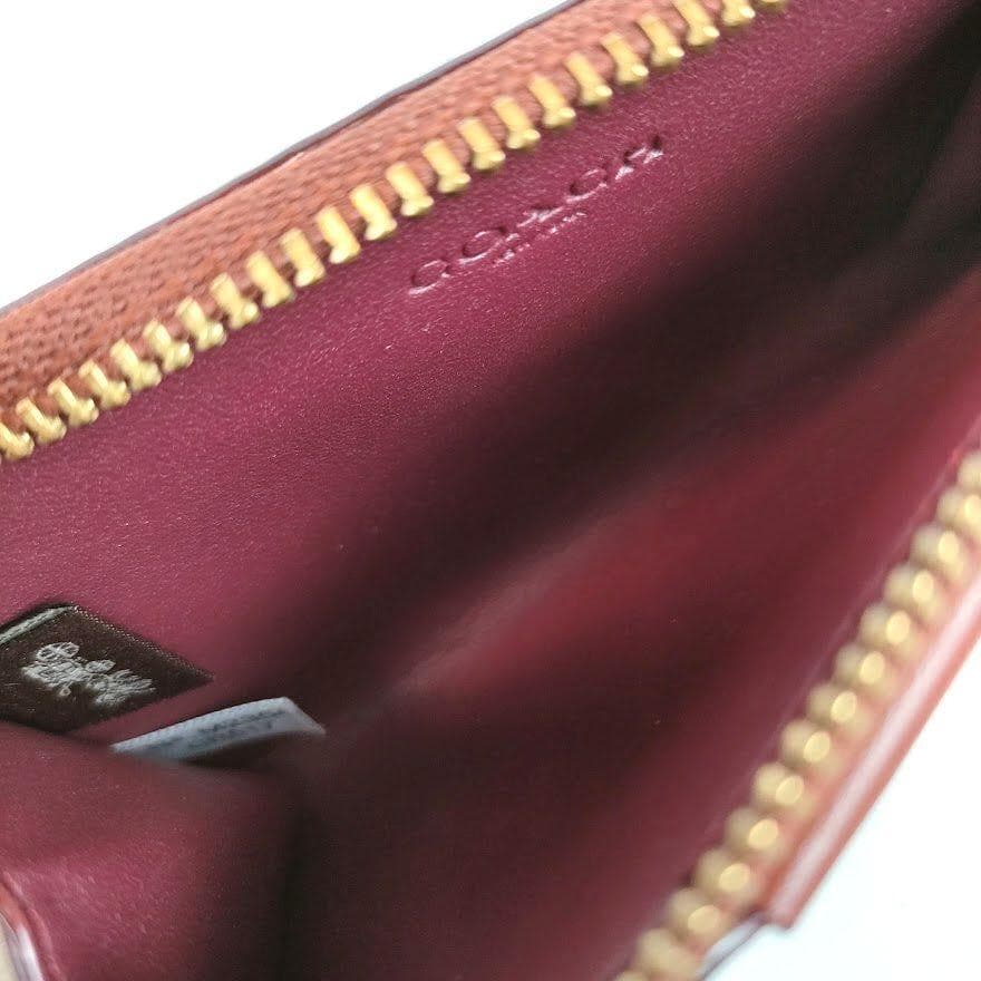 未使用 COACH コーチ エッセンシャル Lジップ キーケース シグネチャー