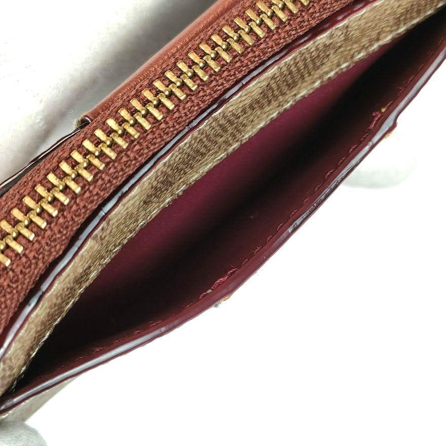 未使用 COACH コーチ エッセンシャル Lジップ キーケース シグネチャー