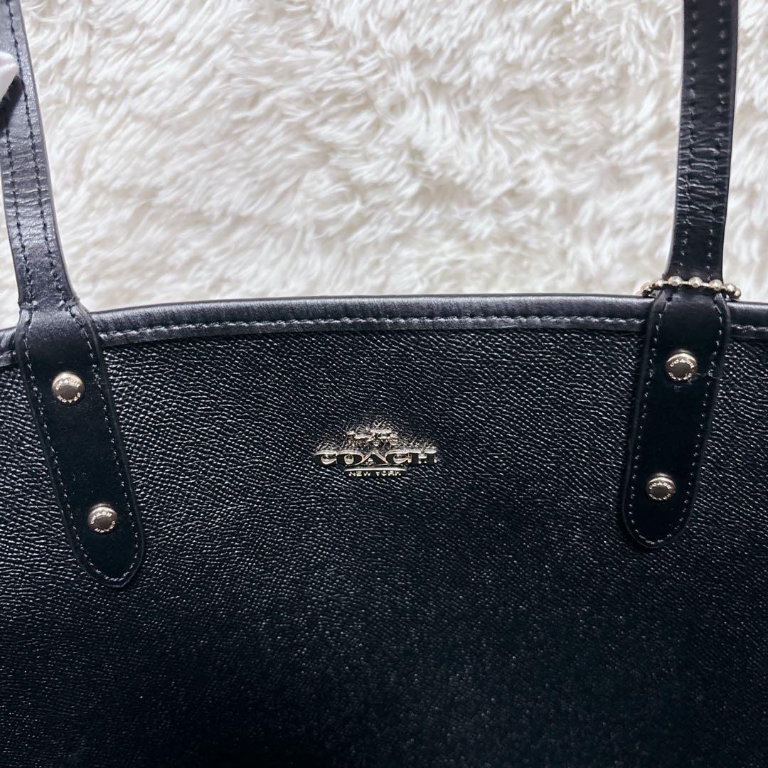 【未使用級】COACH トートバッグ シグネチャー ムーンリバーシブル A4収納