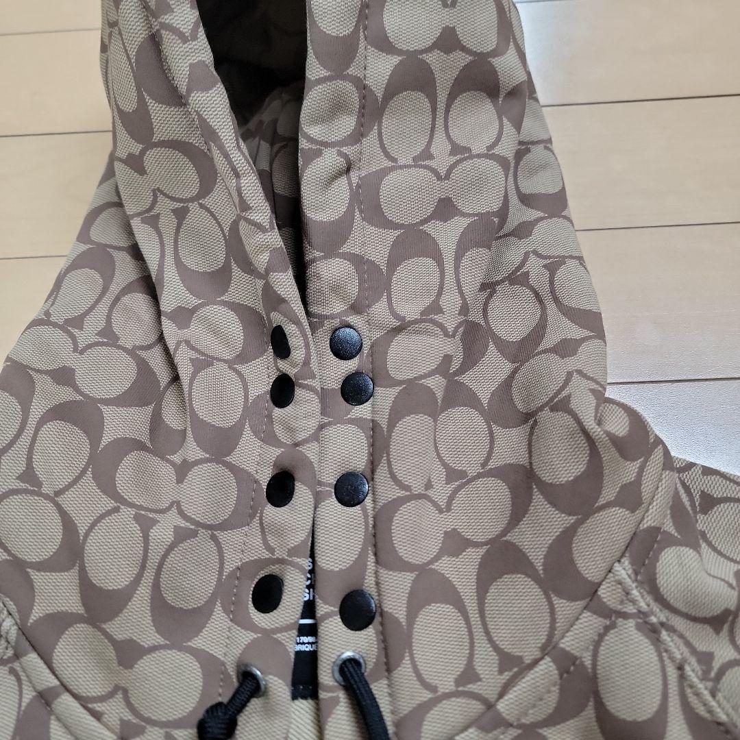 COACH フード付きパーカー シグネチャー ジップ フーディー L
