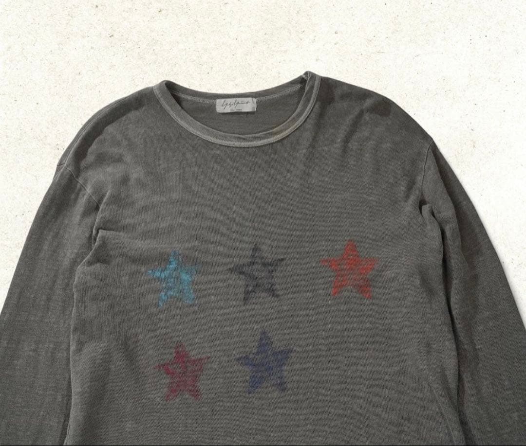 06AW バロック期 ヨウジヤマモトプールオム 星 プリント Tシャツ 長袖