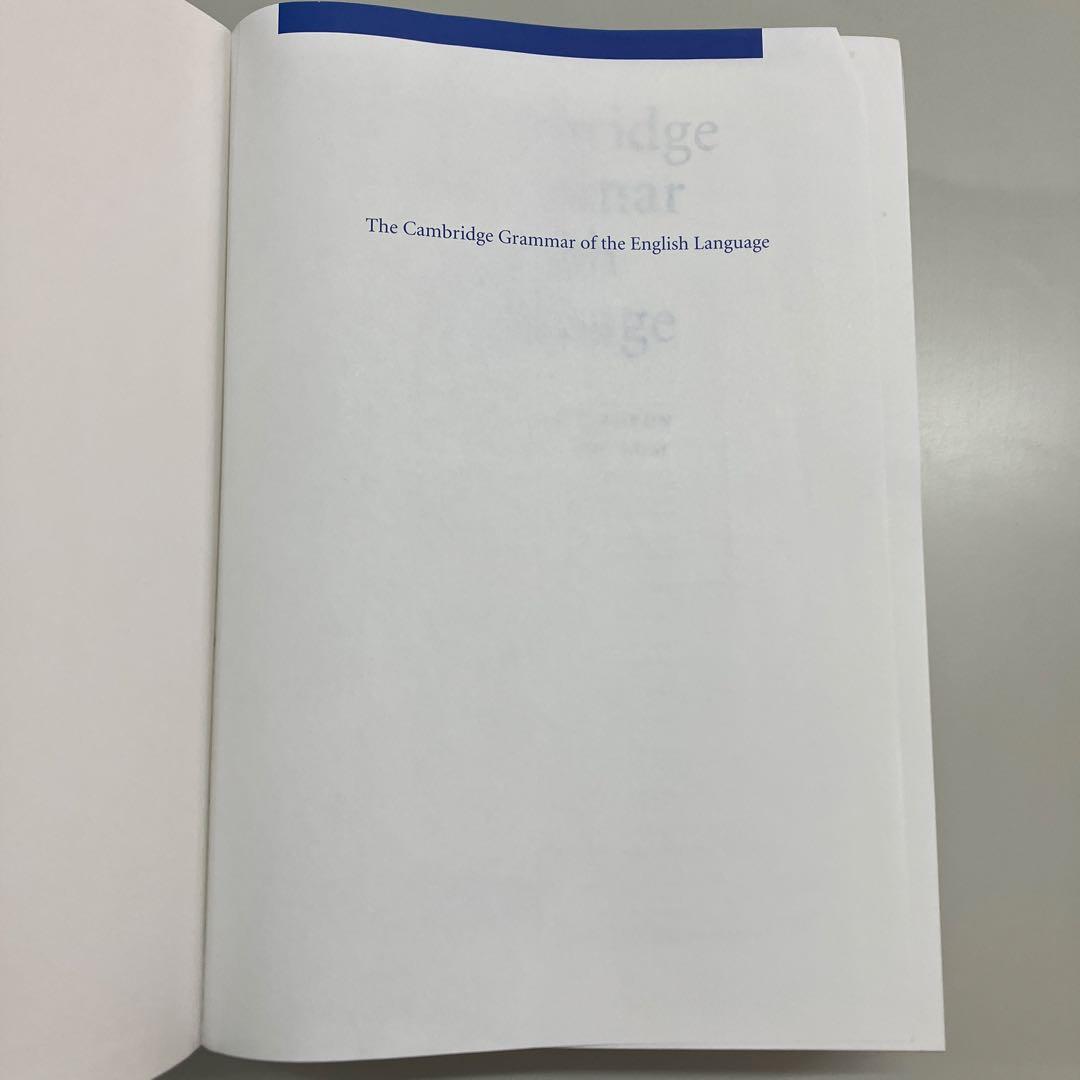 洋書 Huddleston and Pullum