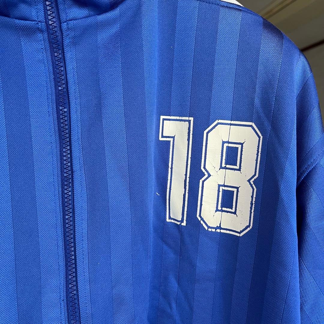 PUMA ストライプジャージ 18番　青