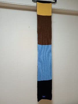 oneday apartment japan ブロックカラーマフラー