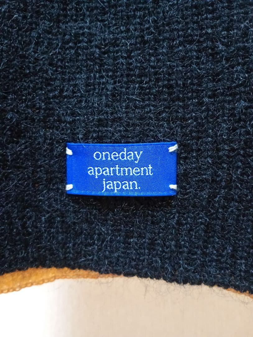 oneday apartment japan ブロックカラーマフラー