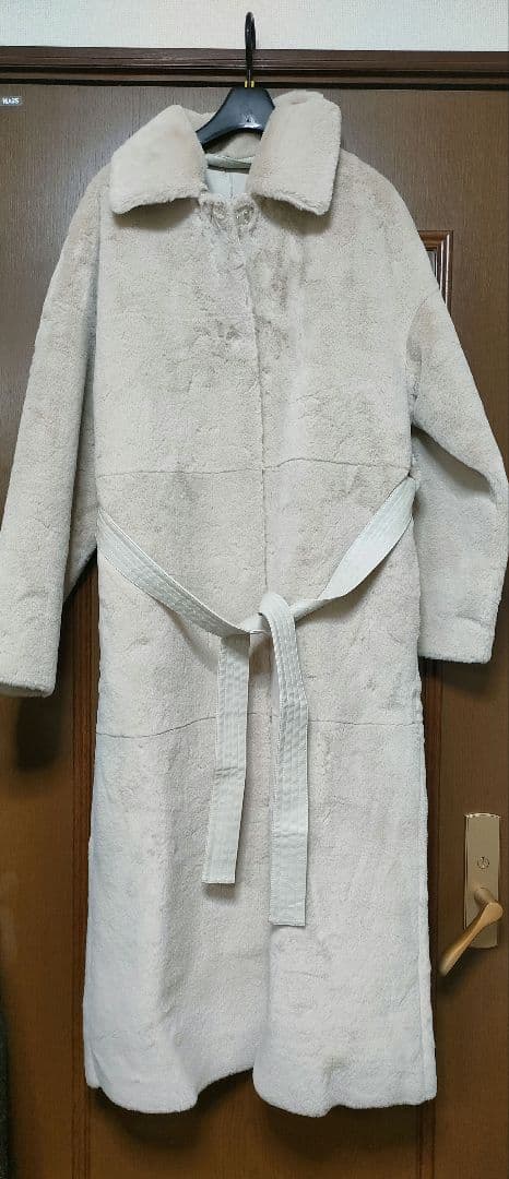 MANY WAY FAKE BOA COAT　AMERI vintage