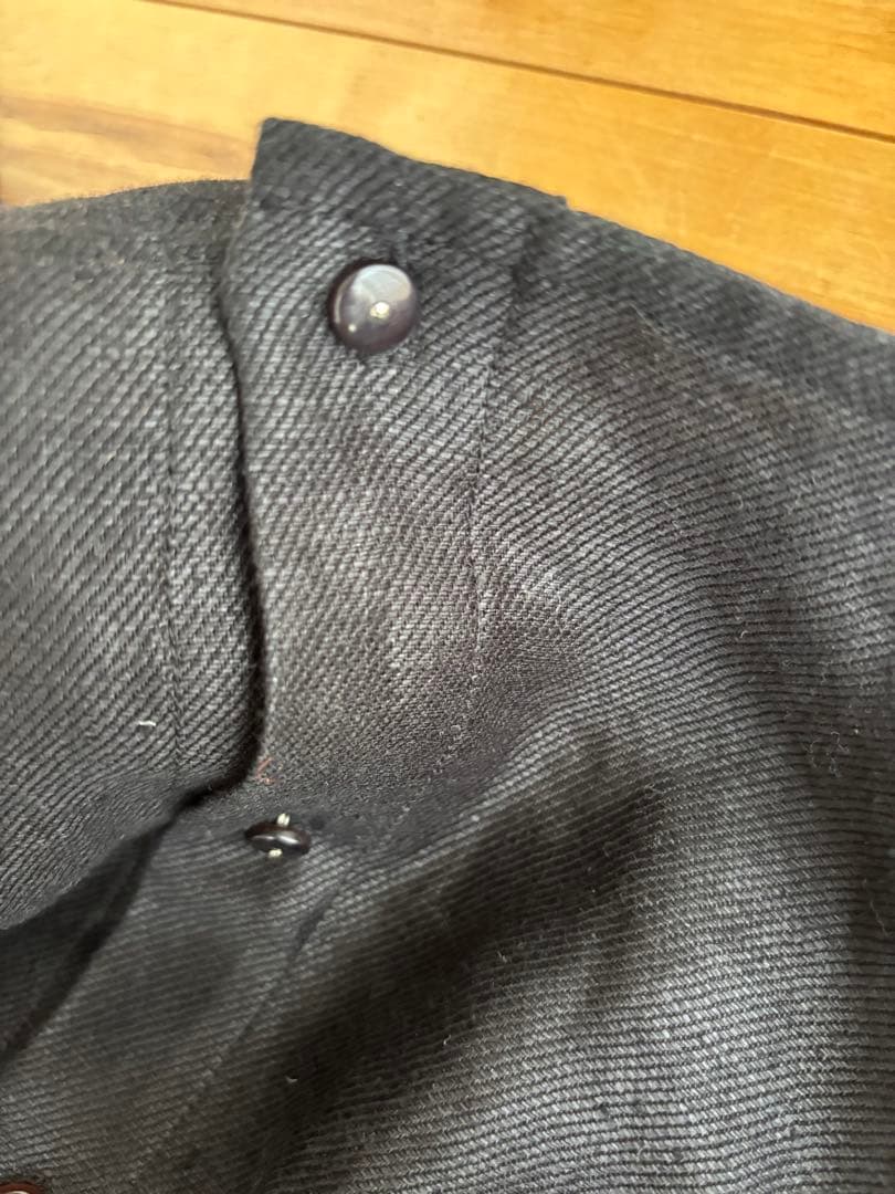 pelleq 黒 リネン　オールインワン