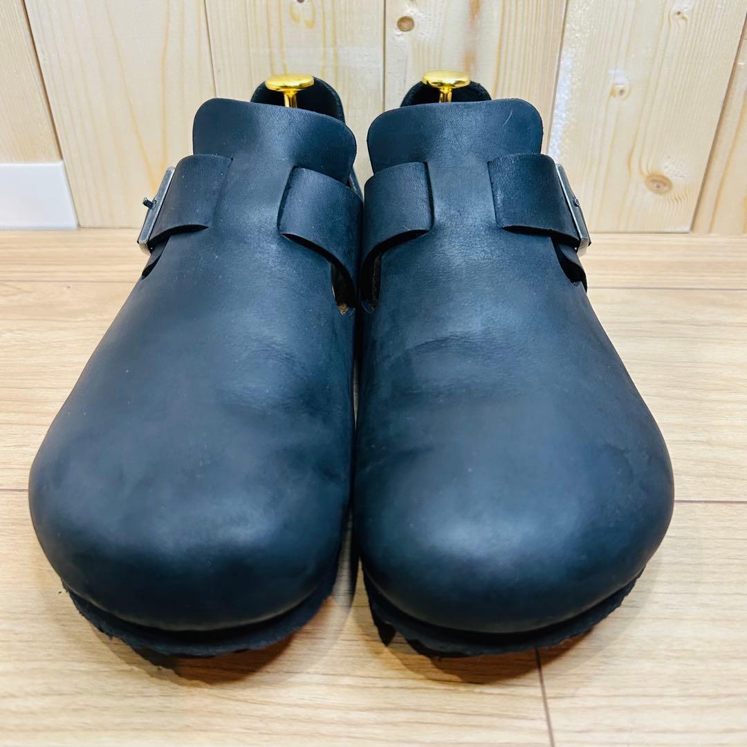 【美品】ビルケンシュトック ロンドン 41（26.5cm）オイルドレザー 黒