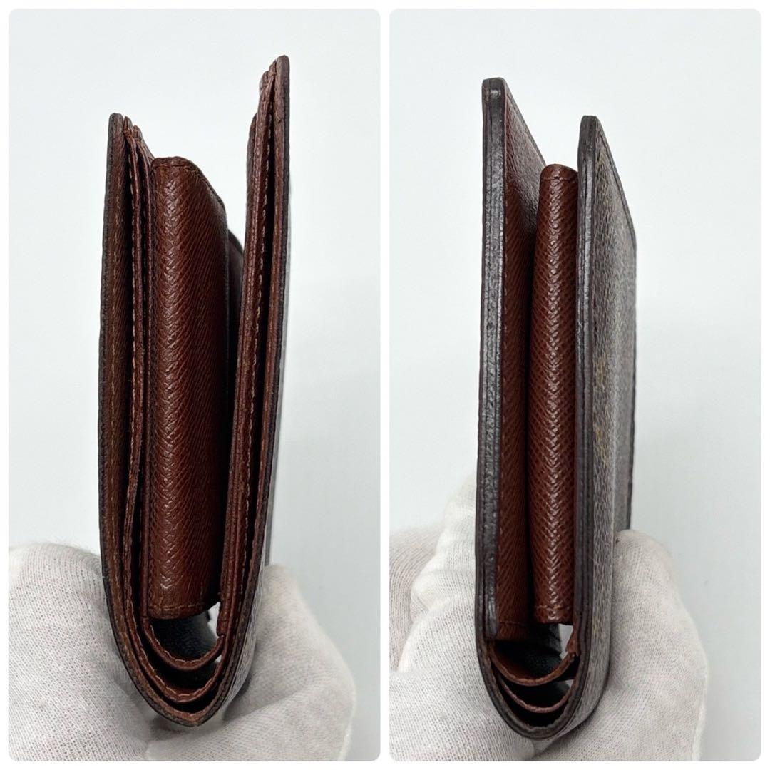 極美品 ルイヴィトン ポルトフォイユマルコ モノグラム 二つ折り M61675