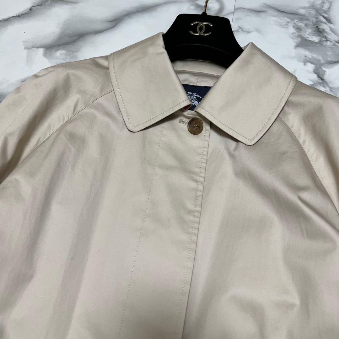 専用 バーバリーロンドン　ロングコート　ステンカラー　ノバチェック　ベージュ