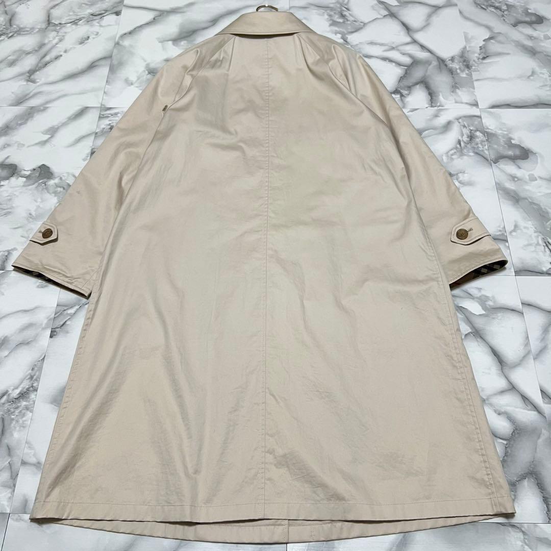 専用 バーバリーロンドン　ロングコート　ステンカラー　ノバチェック　ベージュ