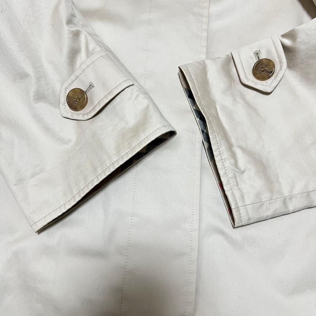 専用 バーバリーロンドン　ロングコート　ステンカラー　ノバチェック　ベージュ