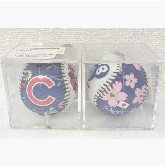 村上隆 MLB コラボ 東京シリーズ ドジャース カブス レプリカボール 2個