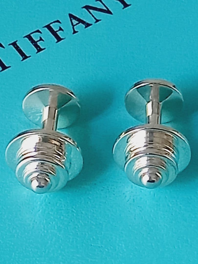 美品 TIFFANY ティファニー ネジモチーフ シルバーカフス