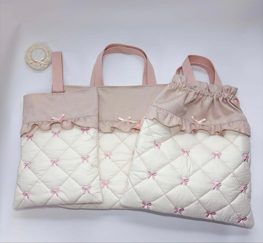 YURI様　レッスンバッグ　上履き袋　体操着袋