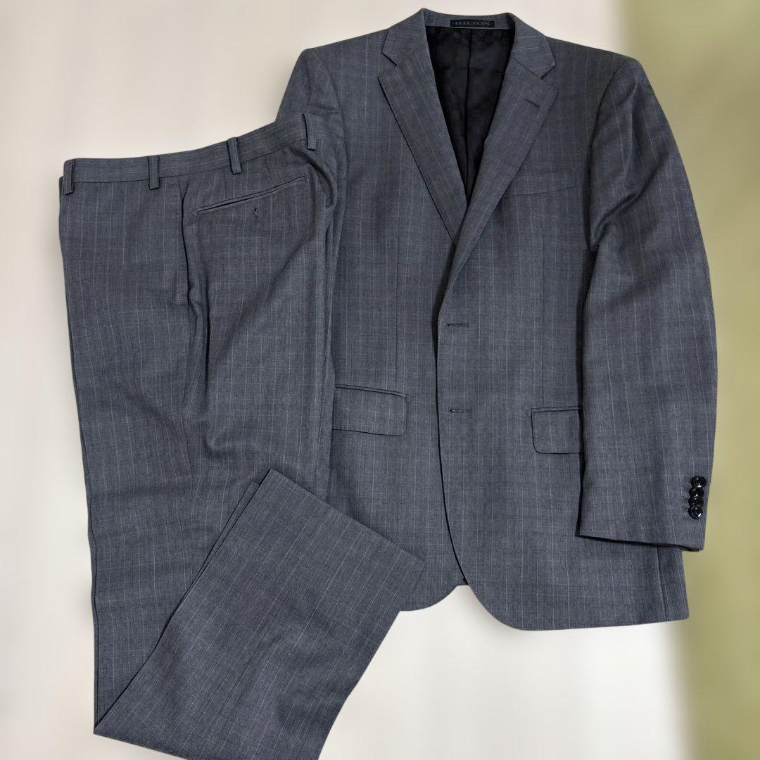 メンズスーツ　洋服の青山　ヒルトン　HILTON Lサイズ　A6