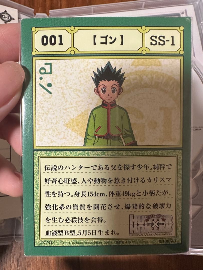 旧HUNTER×HUNTER DVD G.I Final 特典カード付き