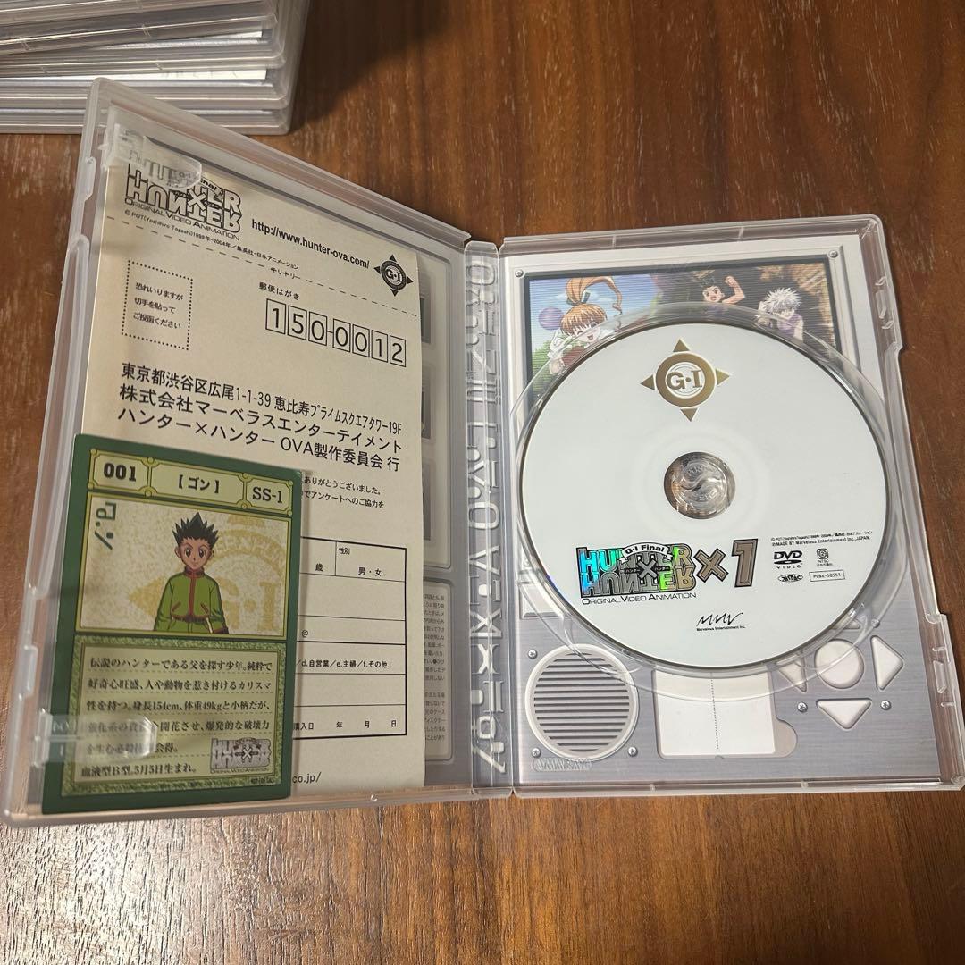 旧HUNTER×HUNTER DVD G.I Final 特典カード付き