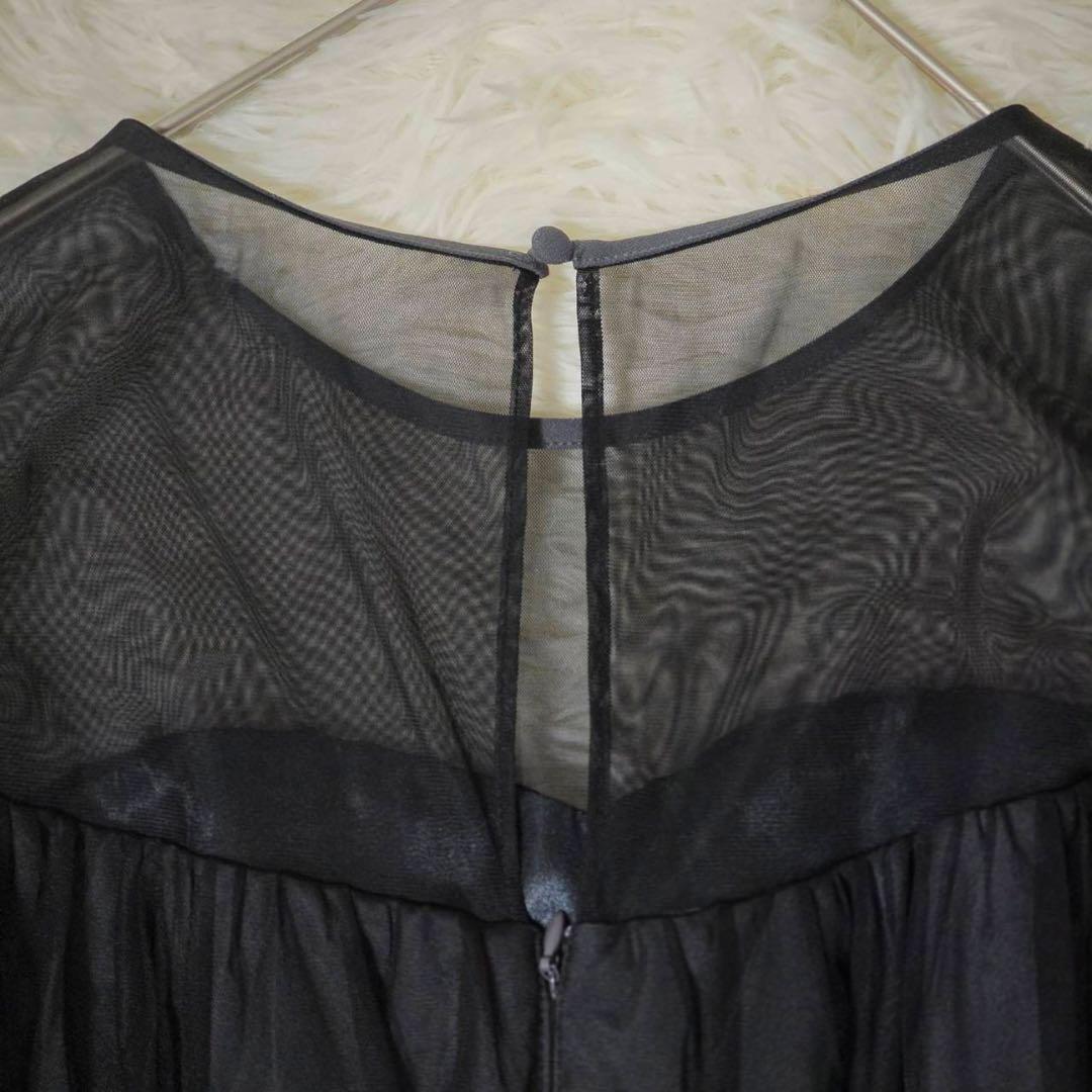 ANDRESDフロッキードットパンツドレス