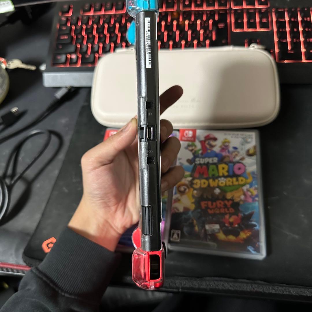 Nintendo Switch 本体 赤/青 Joy-Con ゲーム2本付き