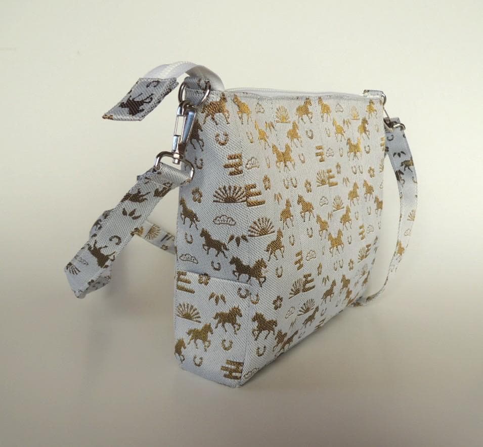 畳縁金馬　バッグ　スマホポーチ　　限定品３点