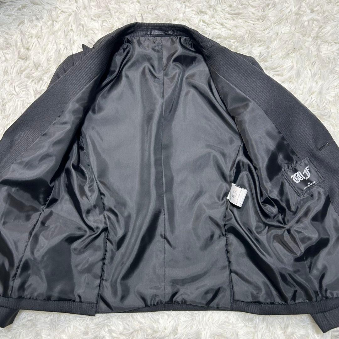 【極美品】ワンダーファクトリー フォーマル スーツ キッズ 男の子 140 黒