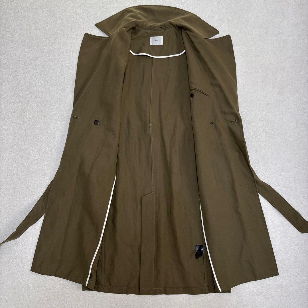 新品 タグ付 IENA イエナ ルドーム リネン ウエスト紐 カーキ 36