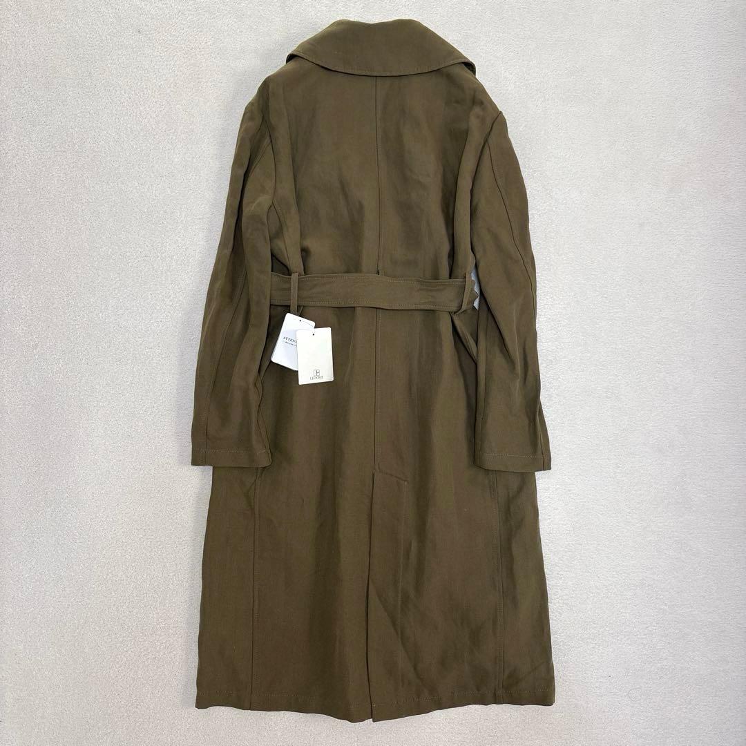 新品 タグ付 IENA イエナ ルドーム リネン ウエスト紐 カーキ 36