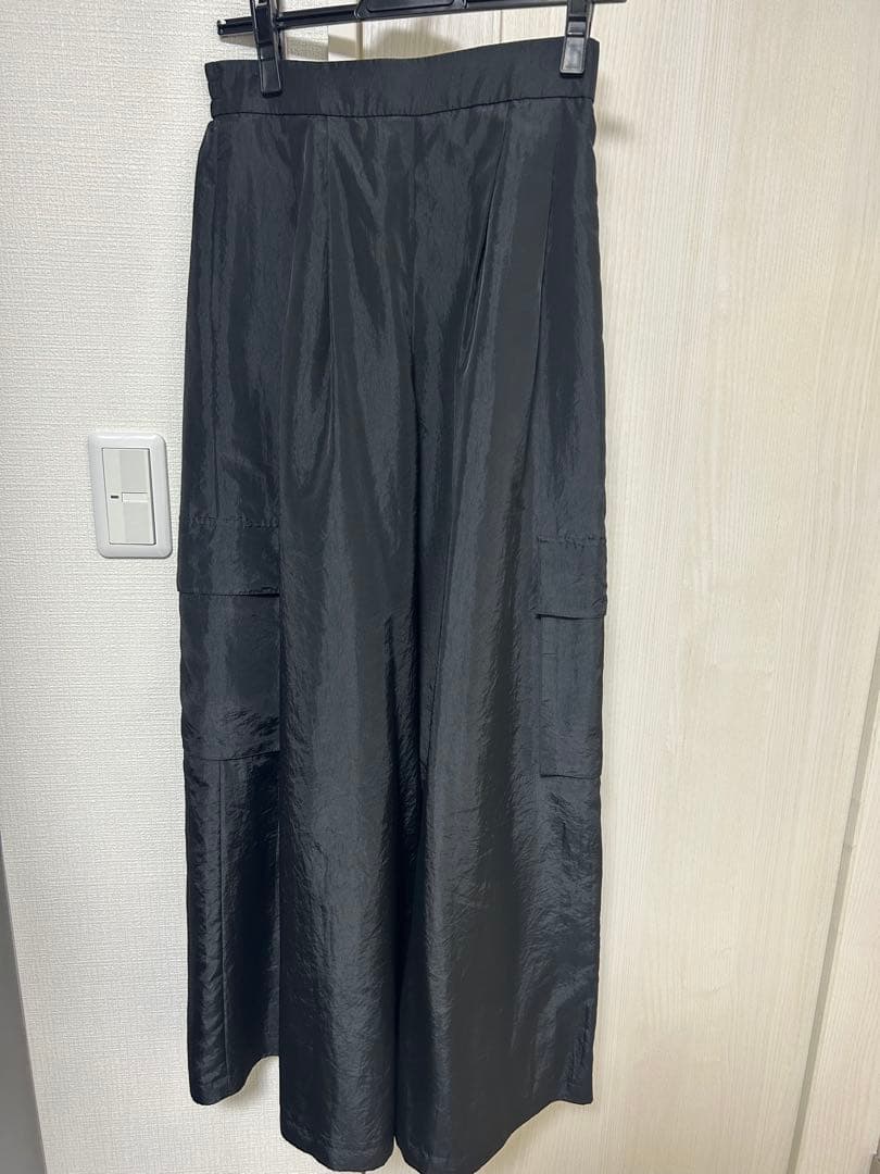 Lig. リグドット　ワイドカーゴパンツ　ブラック