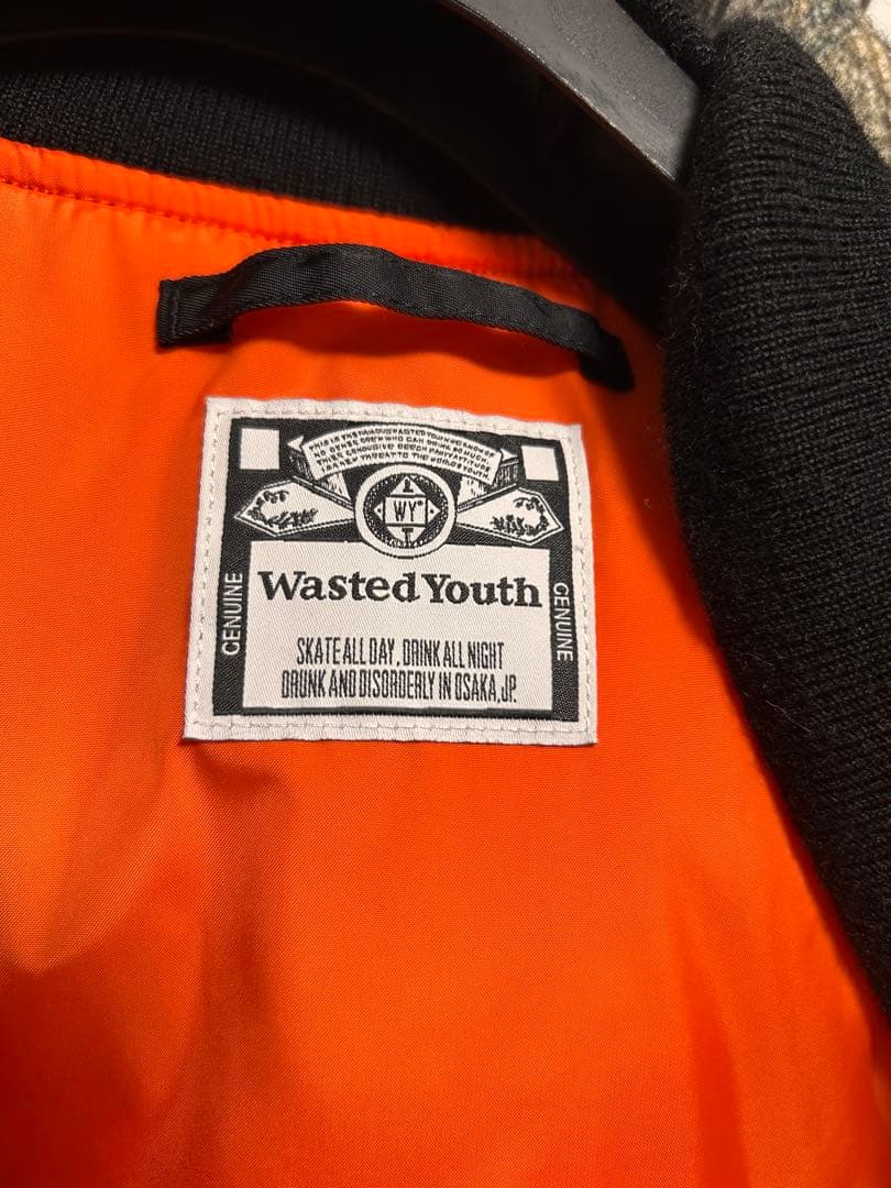 wasted youth flight jacket ma-1 XLサイズ