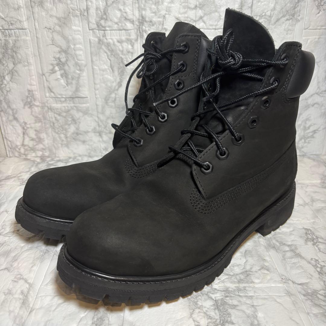【美品】ティンバーランド 6インチプレミアムブーツ 10073 ブラック 26