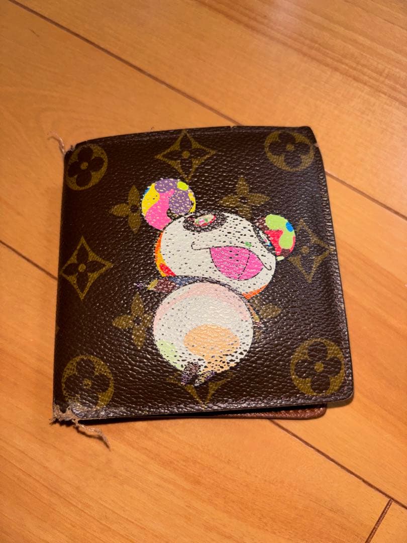 ルイヴィトン 二つ折財布 村上隆 コラボ