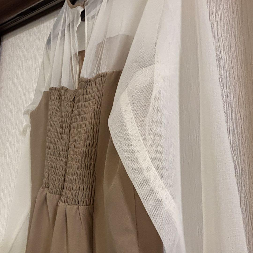 アンドレスド ANDRESD オケージョンドレス　ベージュ　L niana