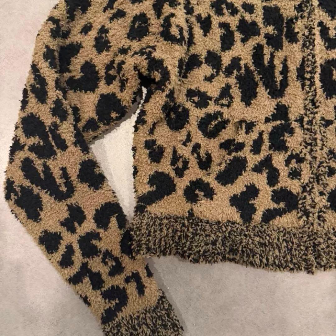 Skims ヒョウ柄フード付きジャケット