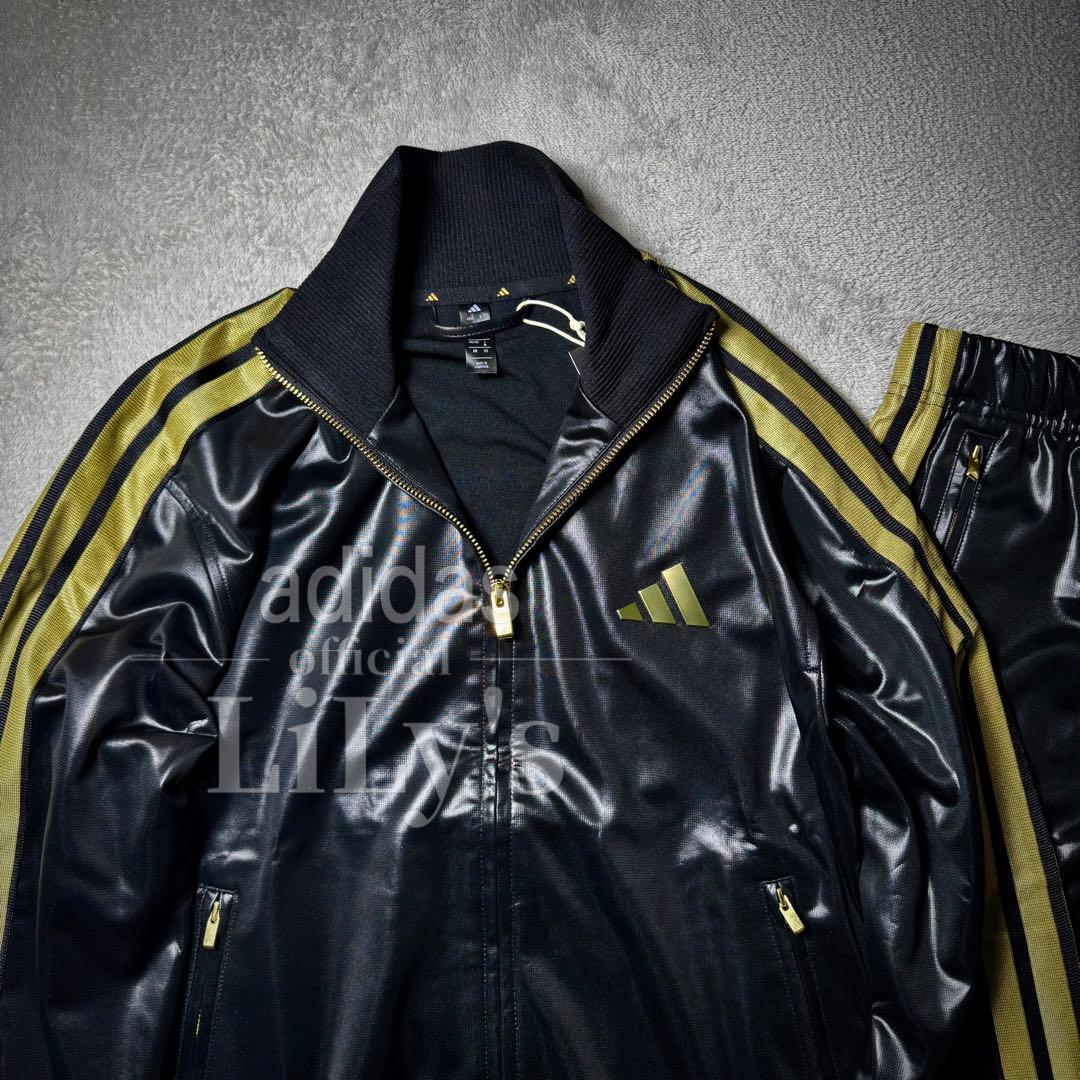 【Ｍサイズ】アディダス　上下セットアップ　黒金　新品未使用　定価22,550円