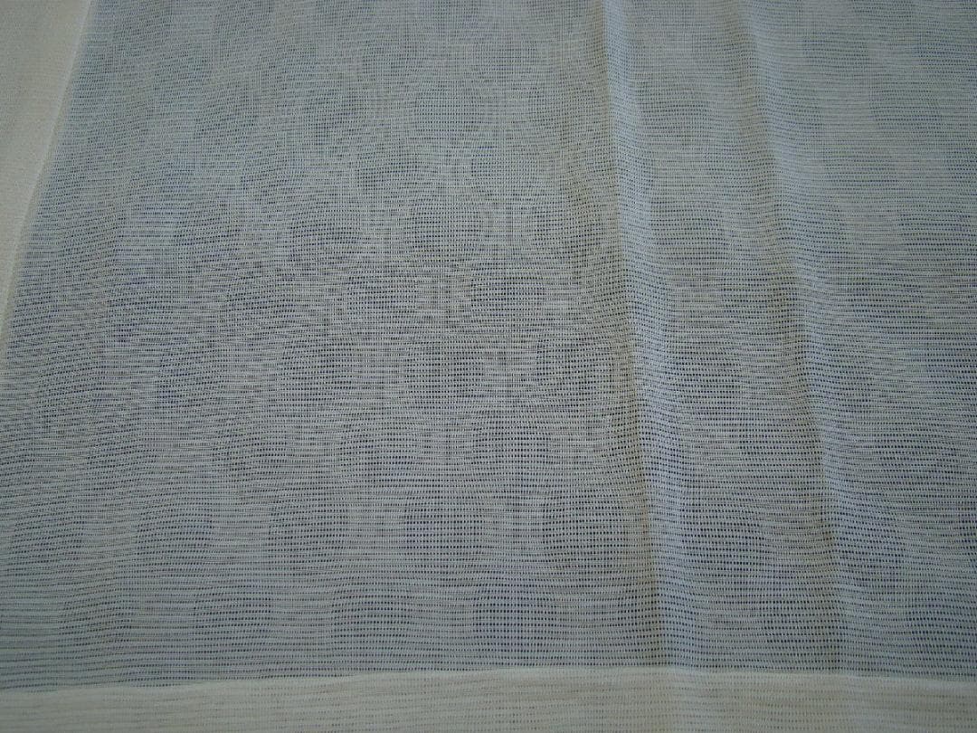 紋紗 白地 長襦袢 正絹 居敷当て付 未使用157cm ～163cm Js699