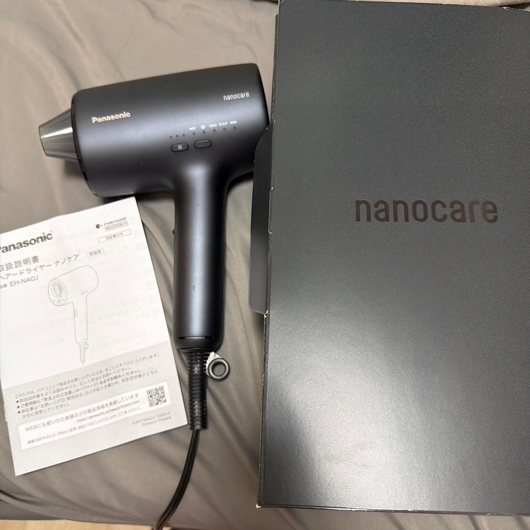 Panasonic ナノケア ヘアドライヤー ブラック EH-BA0J-A