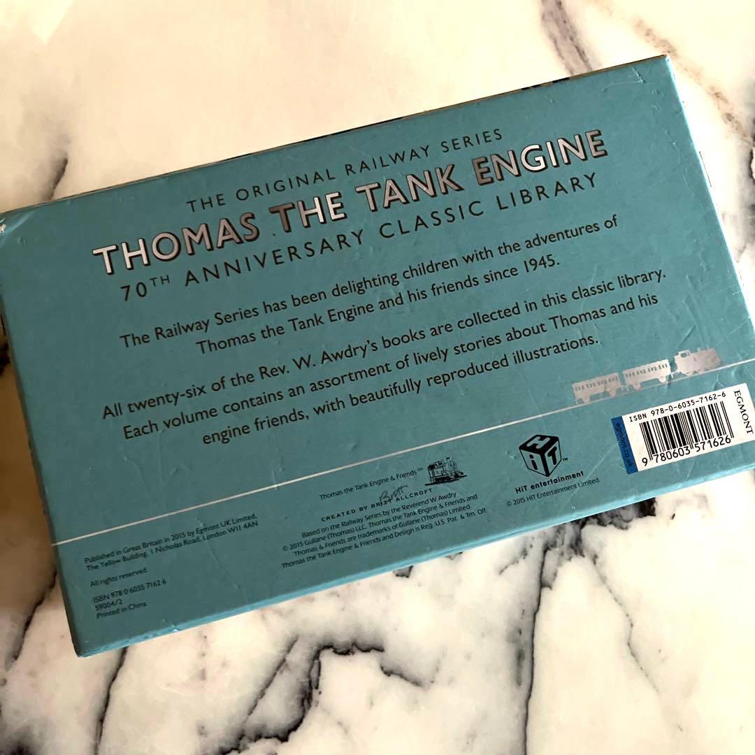 機関車トーマス 絵本 70周年記念オリジナル全26冊ライブラリーセット（英語版）