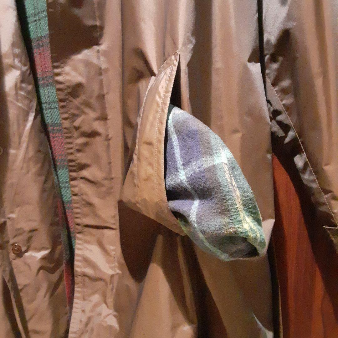 イタリア製 ヴィンテージ　 玉虫色 コート 一枚袖