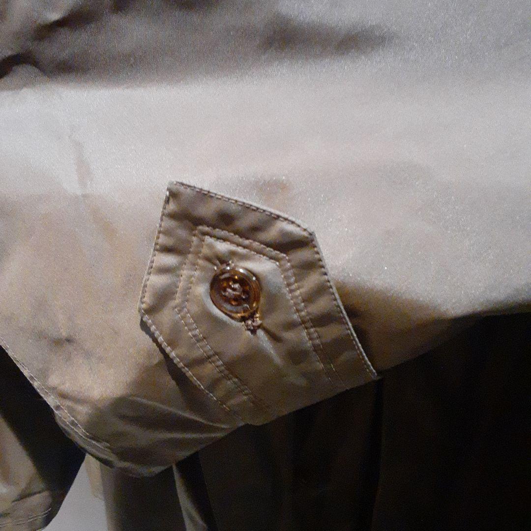 イタリア製 ヴィンテージ　 玉虫色 コート 一枚袖