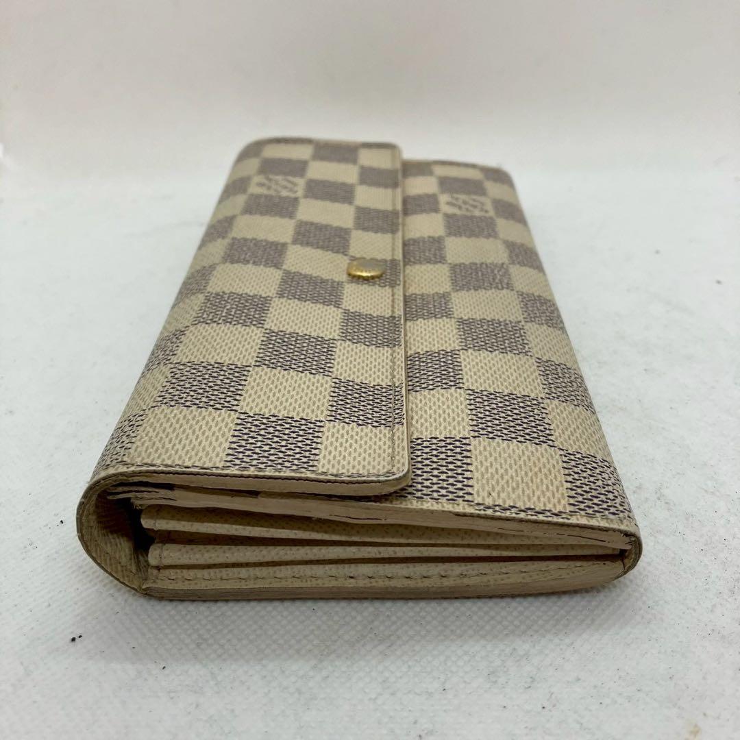 【sk/10.30/20】ルイヴィトンN61735 ポルトフォイユサラ アズール