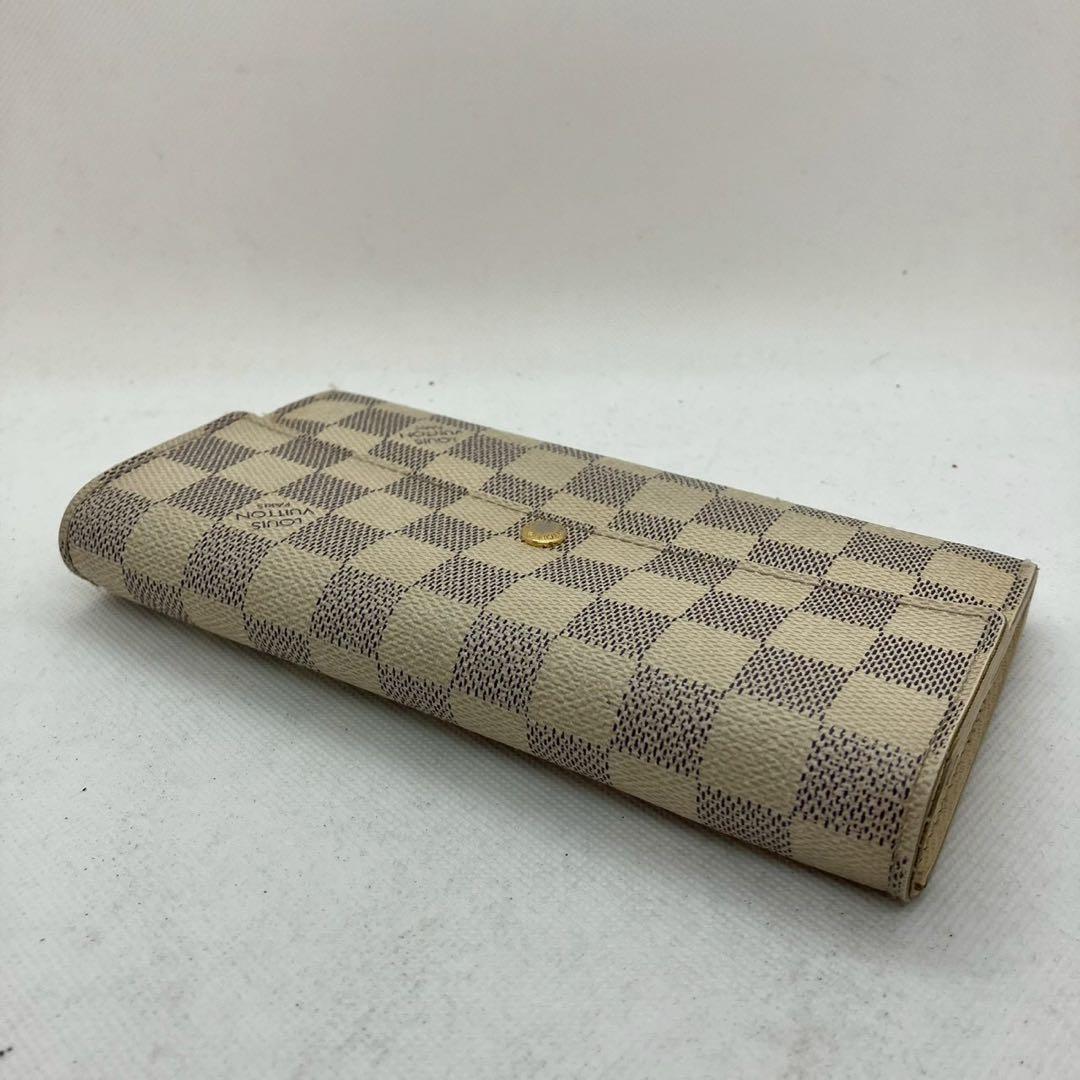 【sk/10.30/20】ルイヴィトンN61735 ポルトフォイユサラ アズール