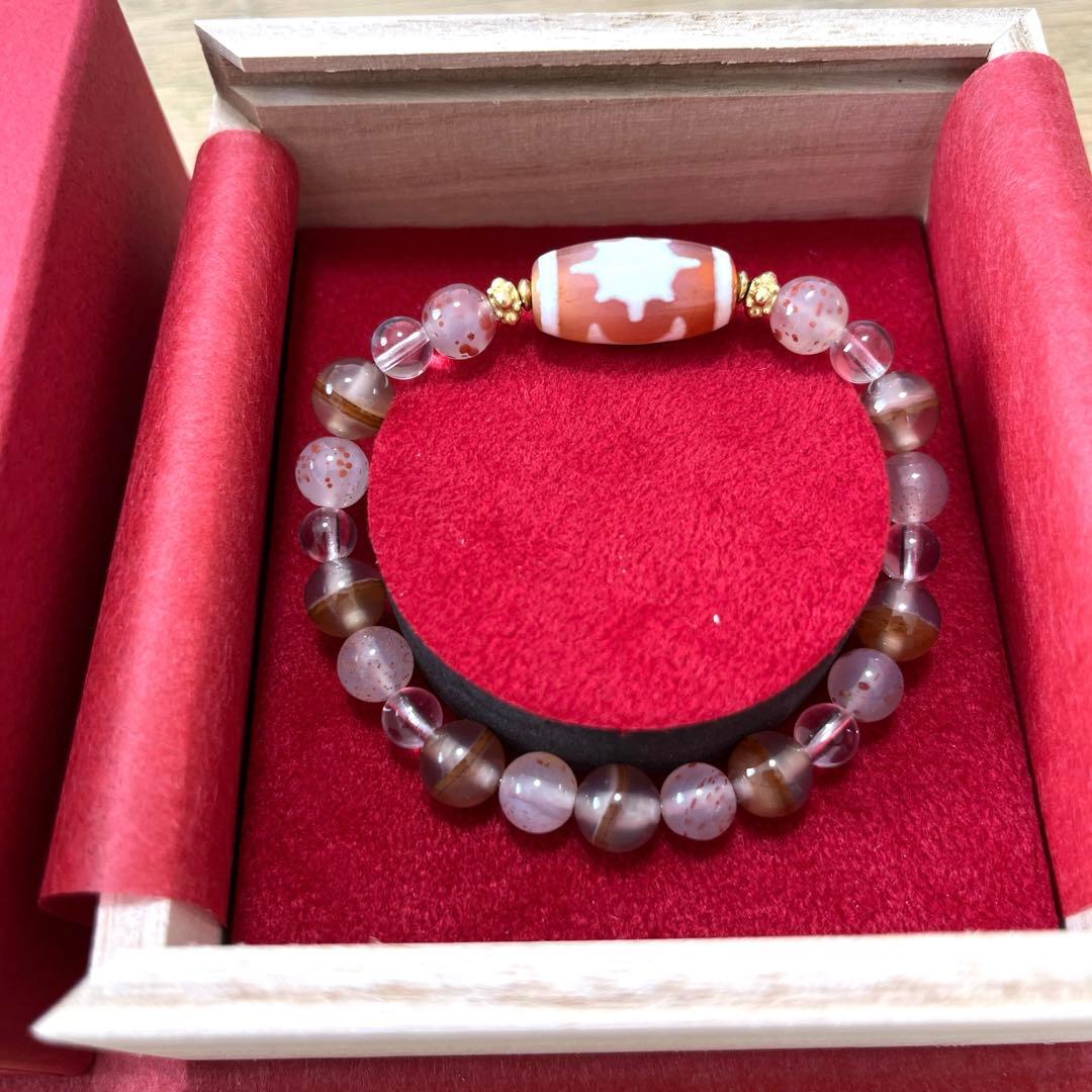 最終値下げ☆証明書付き 伊勢浄化スーパー天珠®️ セラピーストーン 日月星天珠