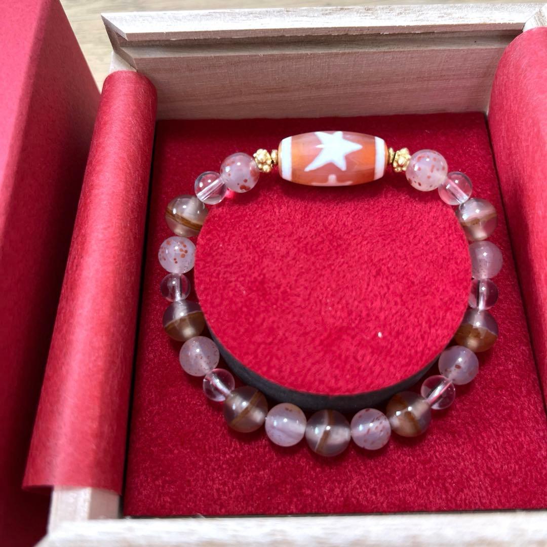 最終値下げ☆証明書付き 伊勢浄化スーパー天珠®️ セラピーストーン 日月星天珠