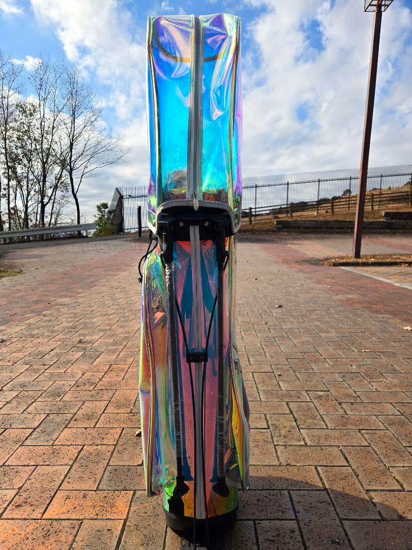 PGM　スケルトンオーロラ　スタンドキャディバッグ