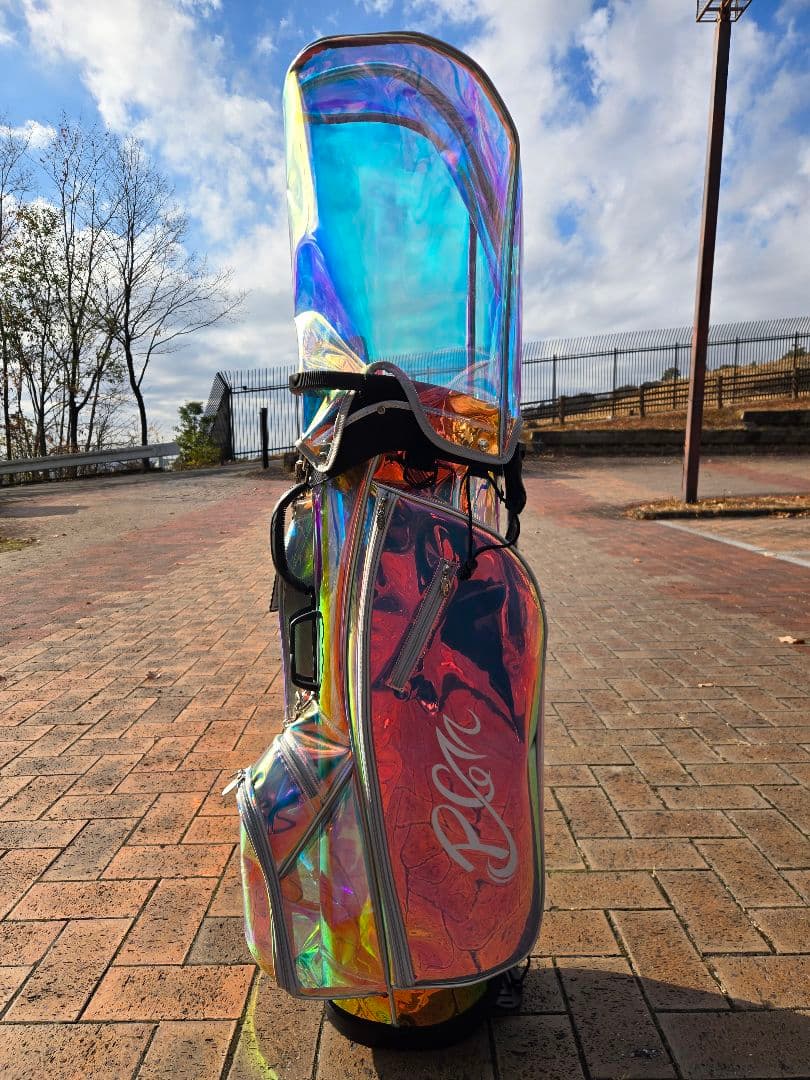 PGM　スケルトンオーロラ　スタンドキャディバッグ