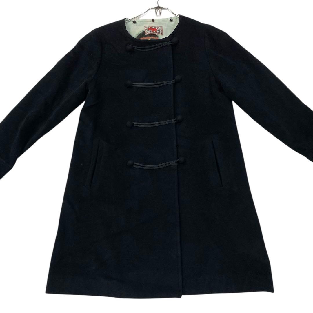 美品 OLLEBOREBLA アルベロベロ ノーカラーコート レディースL