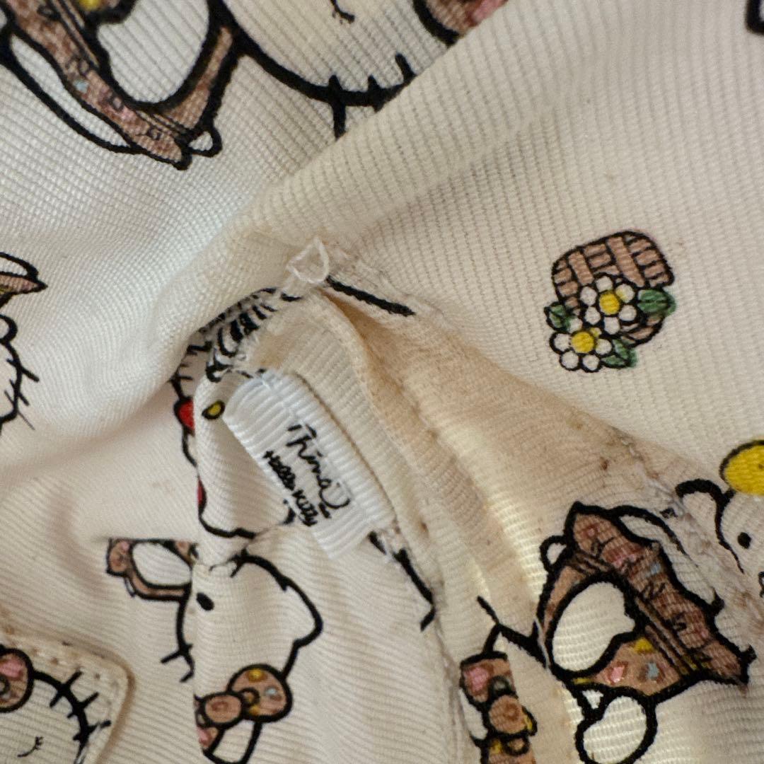 MIKA　ニーナミュウ　ハローキティ かごバッグ 赤いリボン